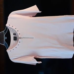 Raffaella pink zip tee